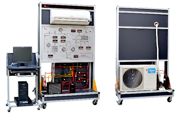 亞龍YL-1555B型變頻熱泵式分體空調(diào)制冷系統(tǒng)實訓(xùn)考核裝置
